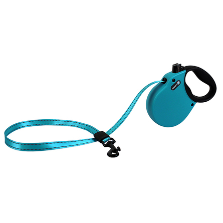 Alcott Adventure XS Поводок-рулетка для собак до 11 кг, лента, голубая – интернет-магазин Ле’Муррр