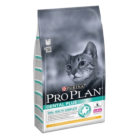 Pro Plan Dental Plus Сухой корм для взрослых кошек для здоровья полости рта (с курицей) – интернет-магазин Ле’Муррр