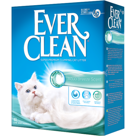Ever Clean Aqua Breeze Scent Комкующийся глиняный наполнитель для кошек (с ароматом морской свежести) – интернет-магазин Ле’Муррр
