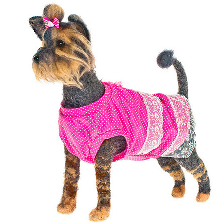 Happy Puppy Шатель Платье для собак, розовое, унисекс – интернет-магазин Ле’Муррр