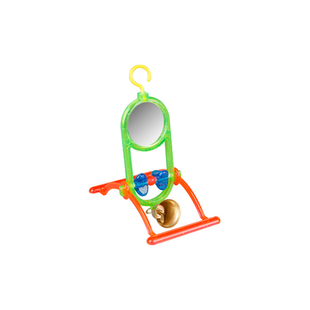 Flamingo игрушка для птиц, качель с зеркалом – интернет-магазин Ле’Муррр