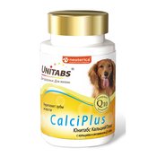 UNITABS CalciPlus Комплекс витаминов для собак и щенков (с кальцием и фосфором), 100 таблеток