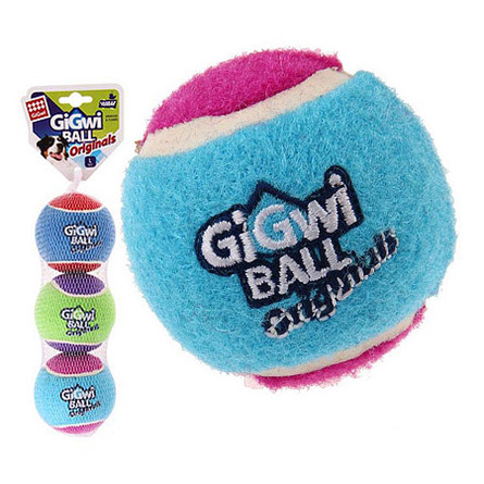 GiGwi Игрушка для собак Три мяча с пищалкой – интернет-магазин Ле’Муррр