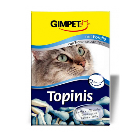 Gimpet Topinis Витаминизированное лакомство для кошек (с форелью и таурином) – интернет-магазин Ле’Муррр