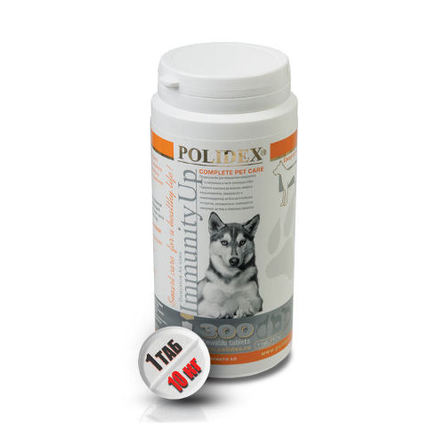 Polidex Immunity Up Кормовая добавка для собак для укрепления иммунитета, 300 таблеток – интернет-магазин Ле’Муррр
