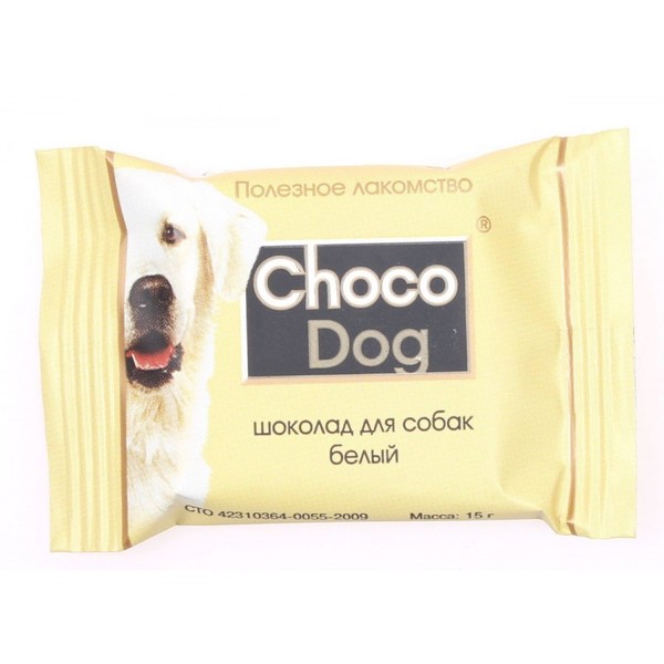 Choco Dog Белый шоколад для взрослых собак всех пород