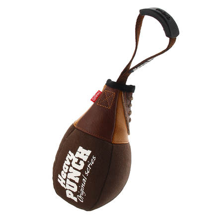 Gigwi Heavy Punch Игрушка для собак Боксерская груша с пищалкой и ручкой, коричневая – интернет-магазин Ле’Муррр