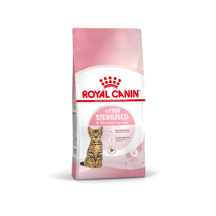 Royal Canin Kitten Sterilised Корм сухой сбалансированный для стерилизованных котят до 12 месяцев – интернет-магазин Ле’Муррр