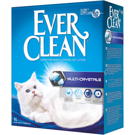 Ever Clean Multi Crystals Комкующийся глиняный наполнитель для кошек (с активированным углем) – интернет-магазин Ле’Муррр